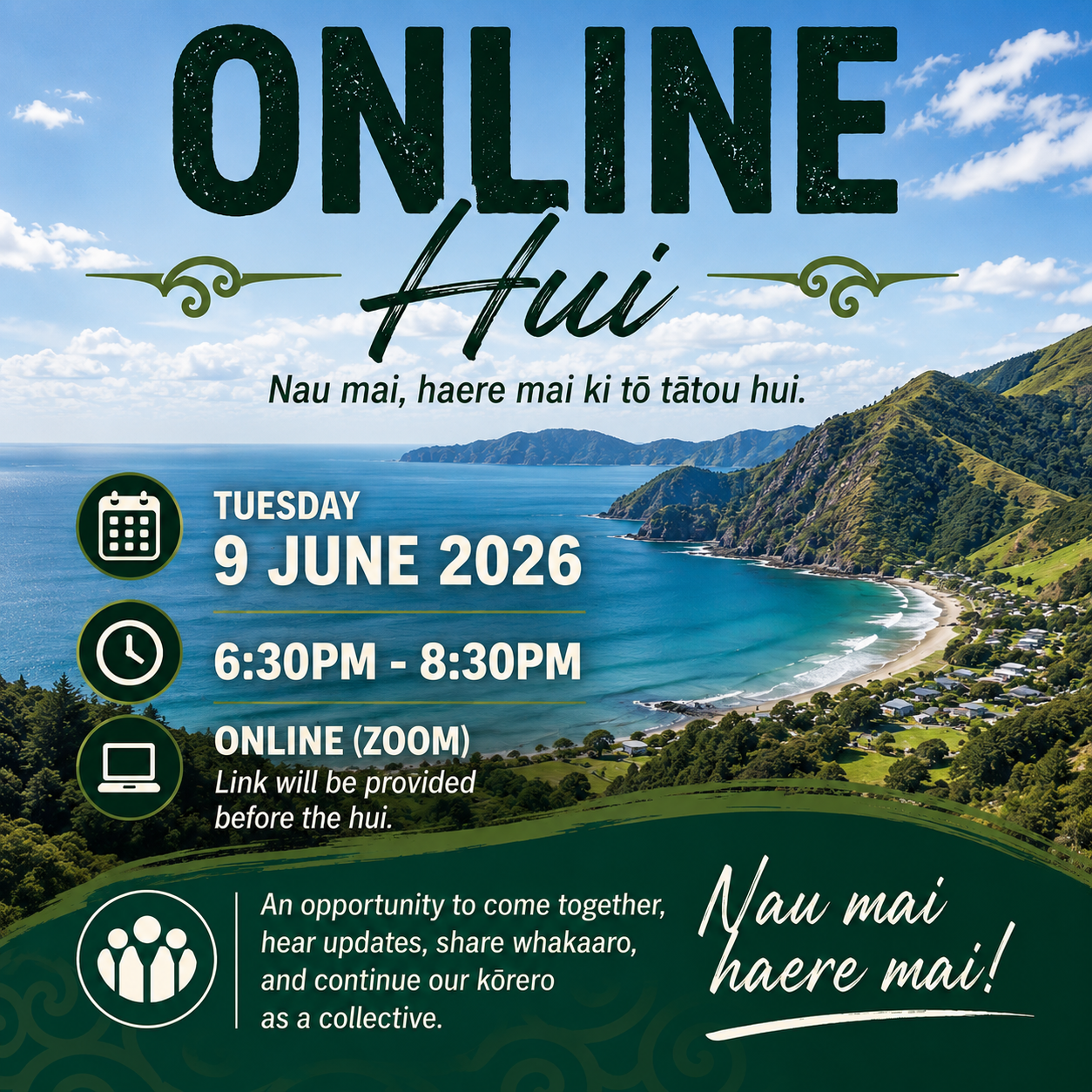 Online Hui Panui 9Jun26